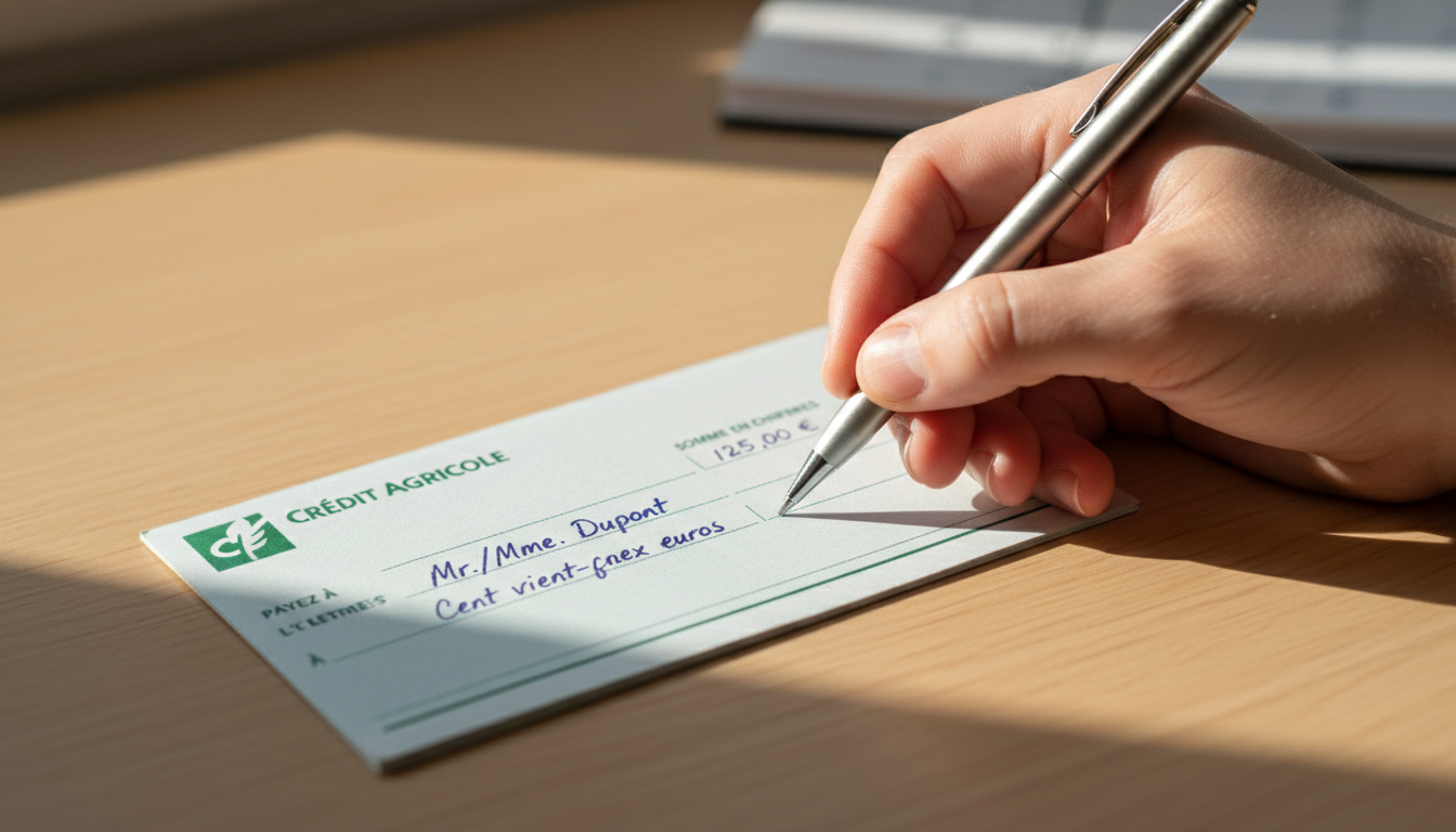 découvrez notre guide pratique et rapide pour bien remplir un chèque au crédit agricole, étape par étape, et évitez les erreurs courantes.
