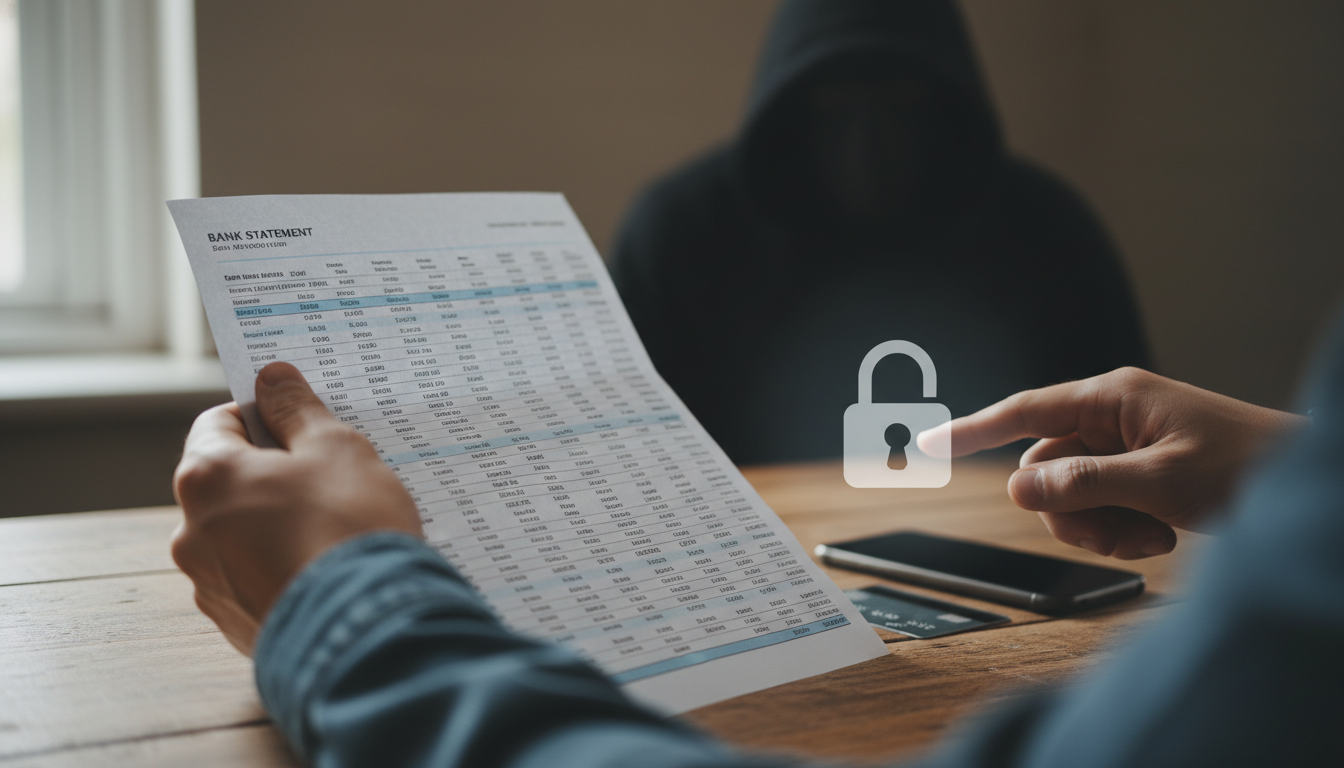 découvrez les risques liés à la remise d'un relevé de compte et apprenez les bonnes pratiques pour protéger vos informations financières en toute sécurité.